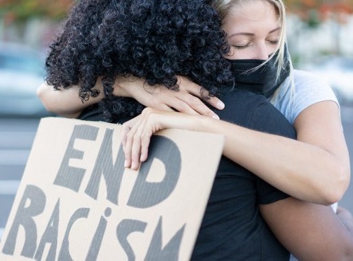 End Racism Hug