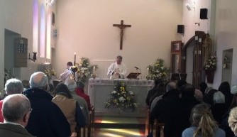 Fr. Martin celebrating Mass in ourchapel