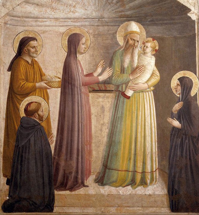 Fra Angelico's Presentation of the Lord in the Temple