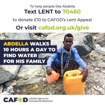 CAFOD Appeal Lent 2021