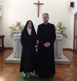 Fr. Martin and our Extern Sister, Sr. Marie-Therese