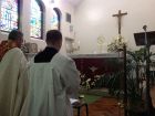 Adoration of the Blessed Sacrament during Benediction at Pentecost