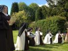Singing during Benediction after Corpus Christi procession