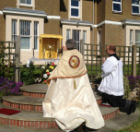 Incensing of the Blessed Sacrament during Benediction after Corpus Christi procession