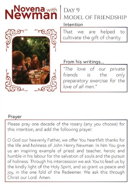 Newman Novena Day 9