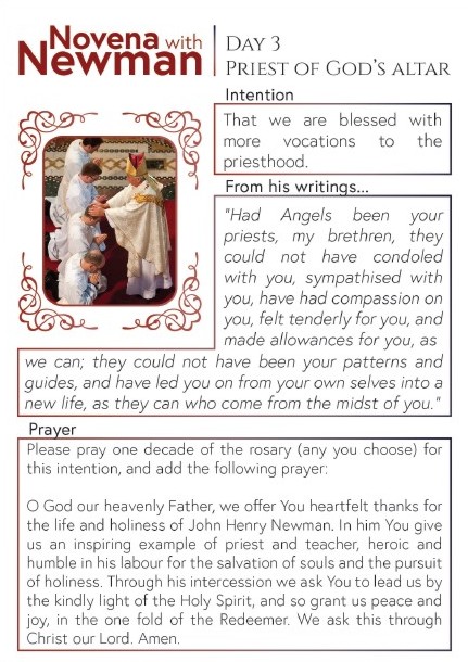 Newman Novena Day 3