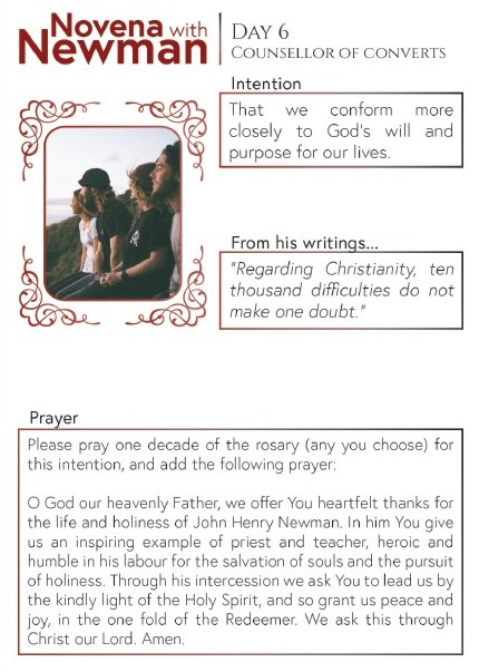 Newman Novena Day 6