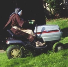 Cutting the grass